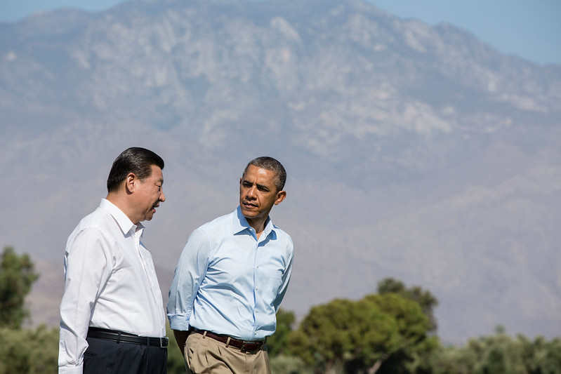 Xi Jinping and Barack Obama in California in 2015