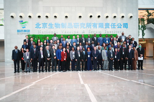 african diplomats visit china vaccine manufacturer africans on china