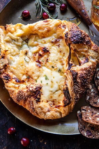 Baked Gruyère in Pastry with Rosemary and Garlic | halfbakedharvest.com