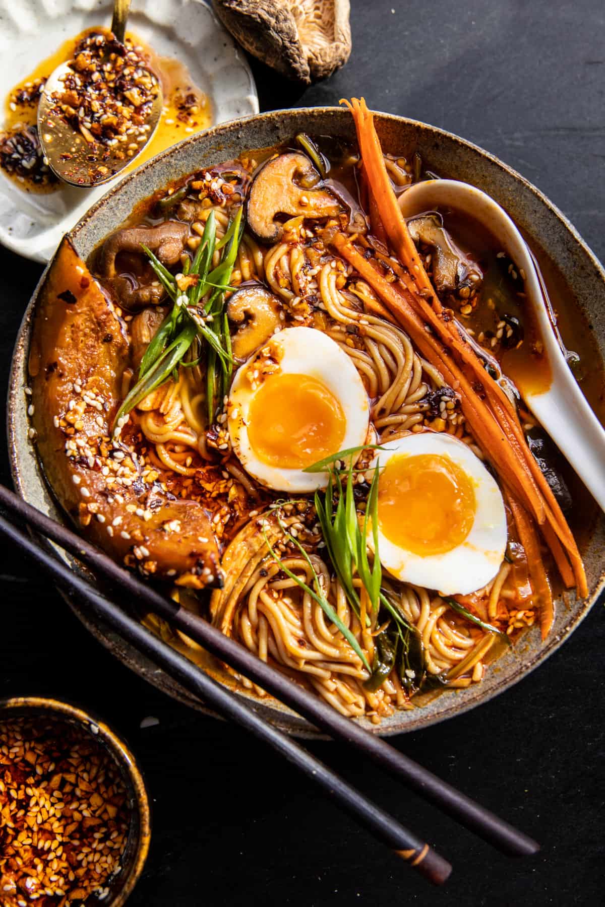 Better For You Chicken and Spinach Ramen | halfbakedharvest.com