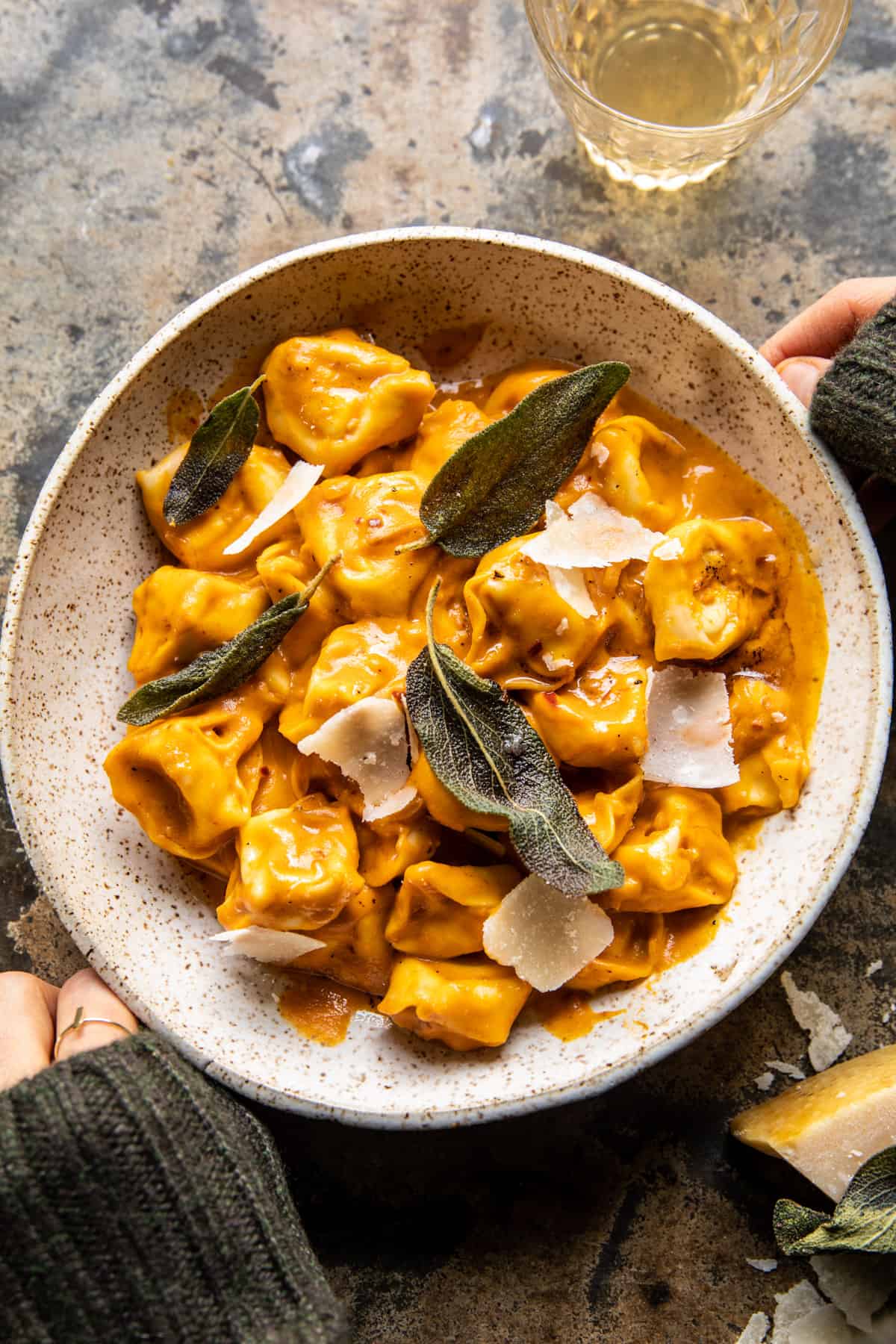 Brown Butter Pumpkin Tortellini Alla Vodka | halfbakedharrvest.com