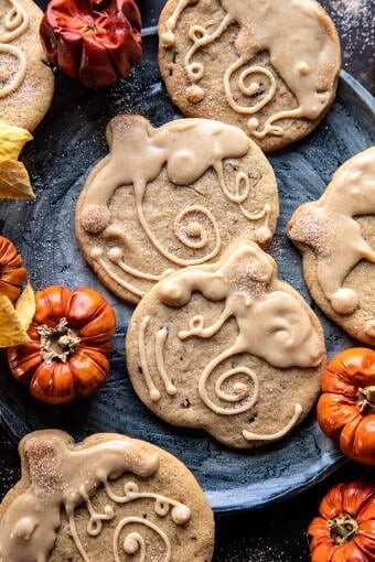 Glazed Brown Sugar Maple Cookies | halfbakedharvest.com