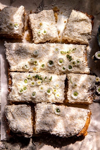 Coconut Sheet Cake | halfbakedharvest.com