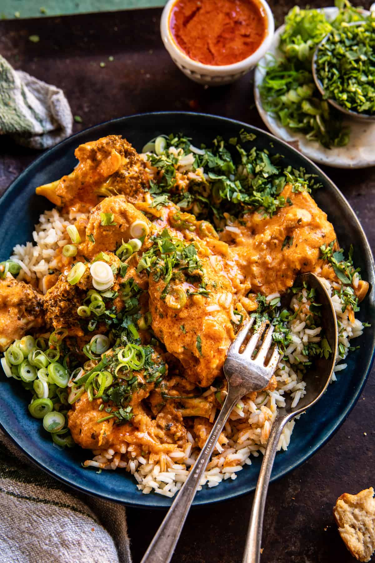 Crockpot Buffalo Chicken and Broccoli | halfbaedharvest.com