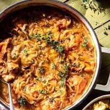 Crockpot Pumpkin Beer Braised Chicken Pot Roast | halfbakedharvest.com