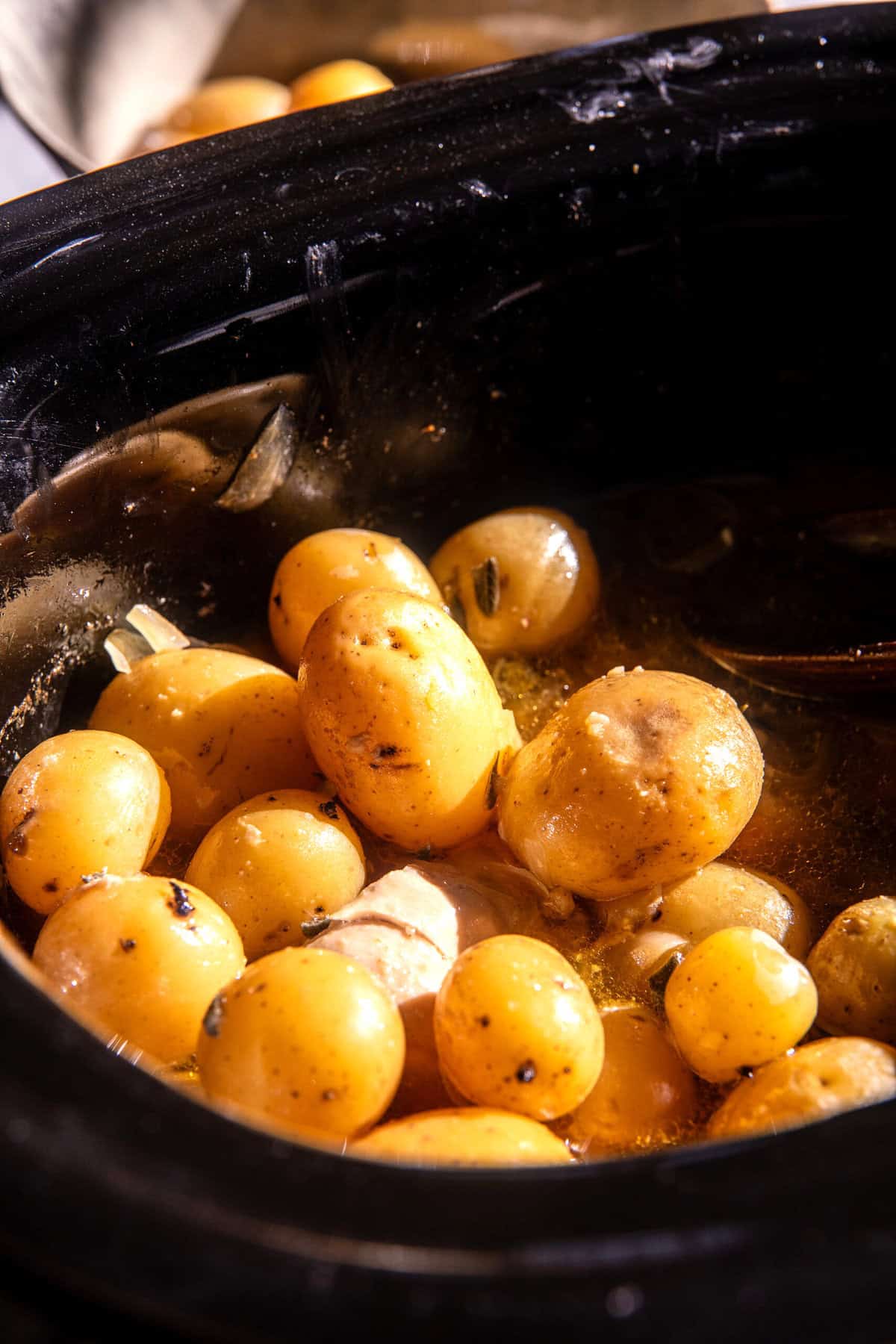 Crockpot Pumpkin Beer Braised Chicken Pot Roast | halfbakedharvest.com