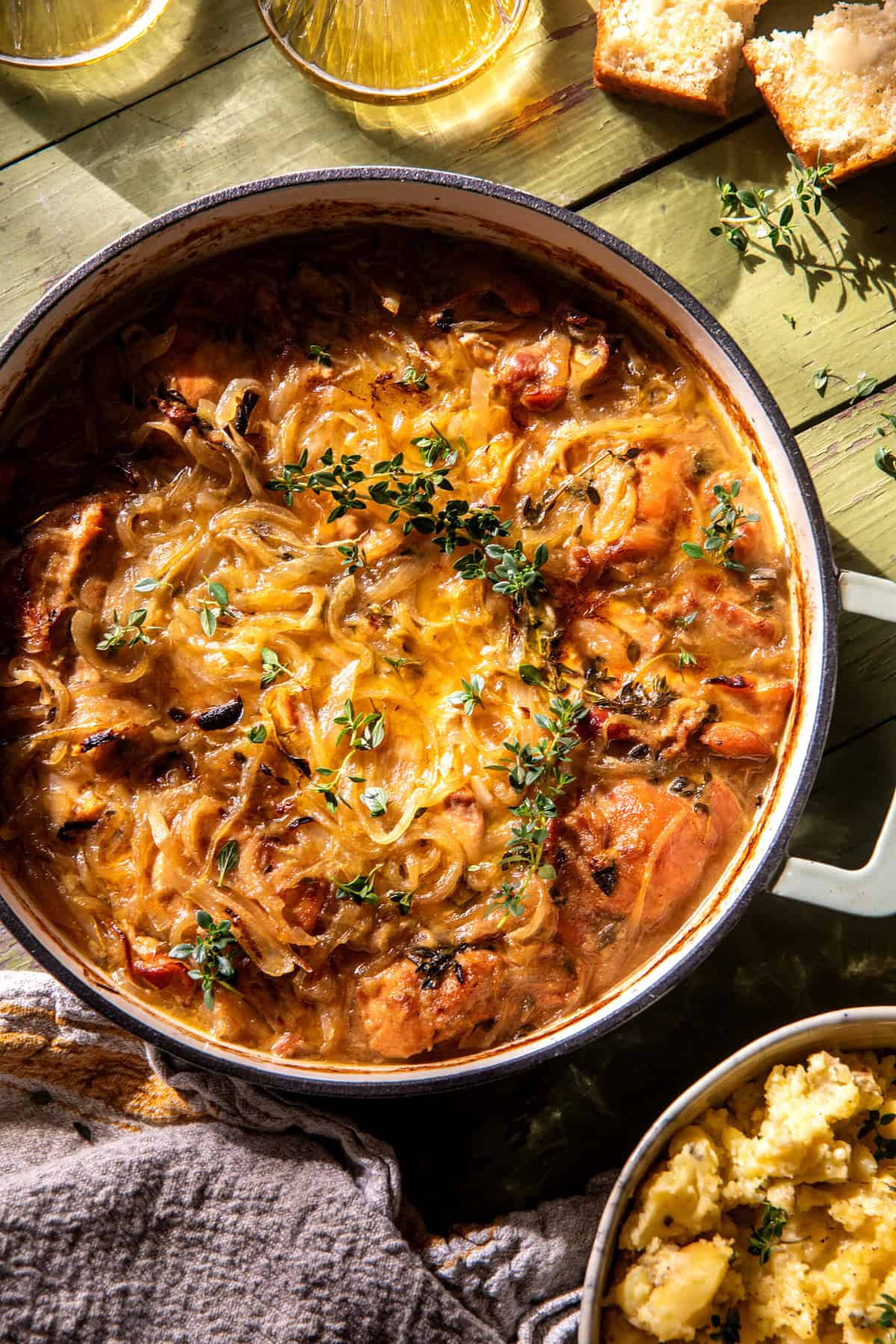 Crockpot Pumpkin Beer Braised Chicken Pot Roast | halfbakedharvest.com