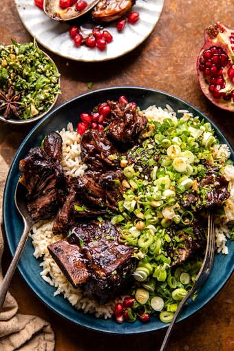 Crockpot Thai Short Ribs with Coconut Rice | halfbakedharvest.com