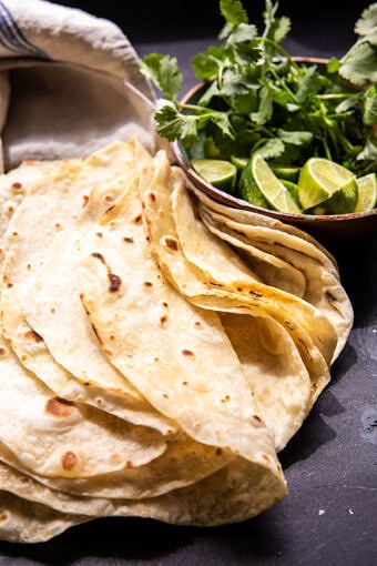 Easy Homemade Flour Tortillas | halfbakedharvest.com