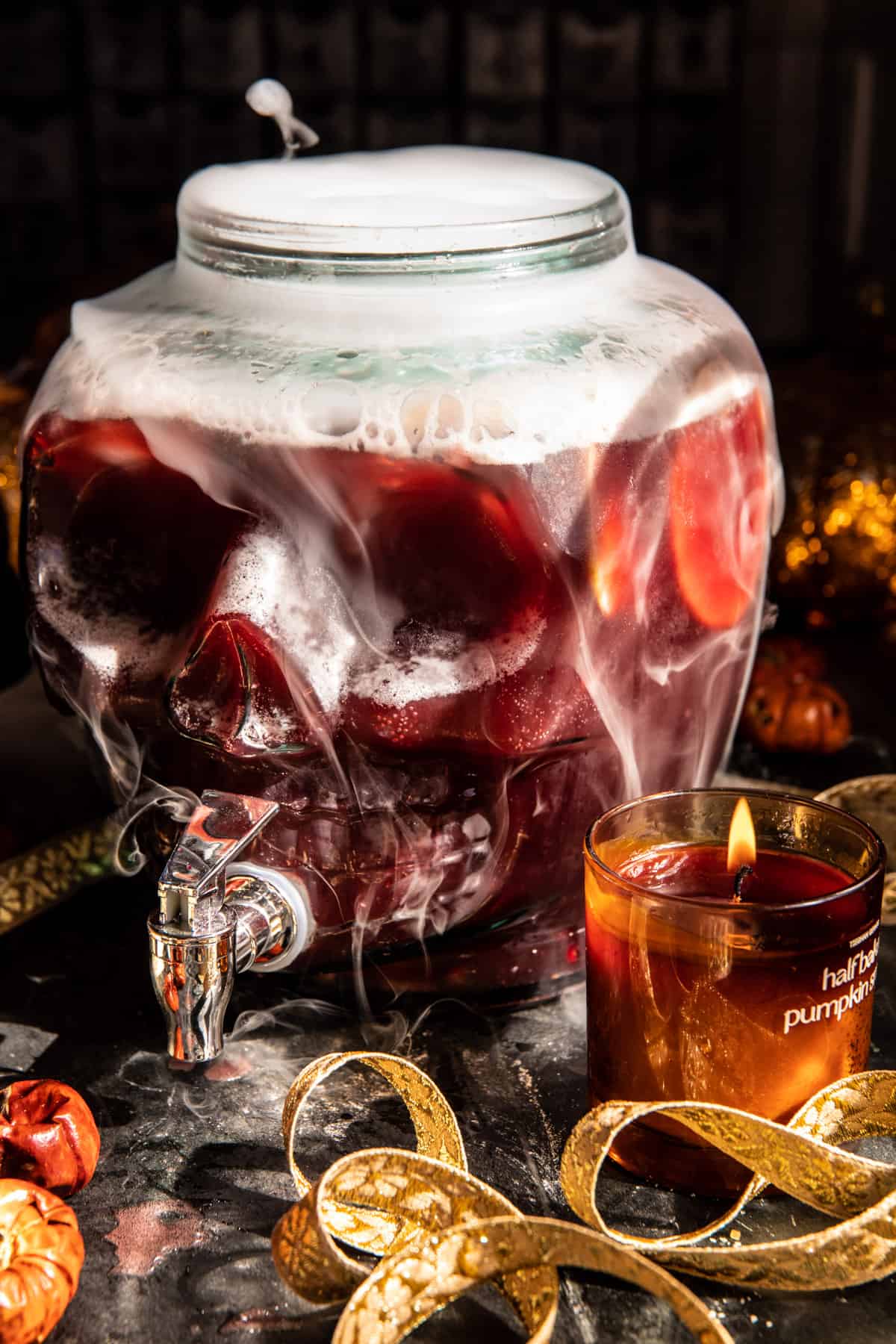 Enchanted Graveyard Pomegranate Punch | halfbakedharvest.com