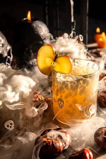 Ghostly Ginger Cocktail (with mocktail) | halfbakedharvest.com