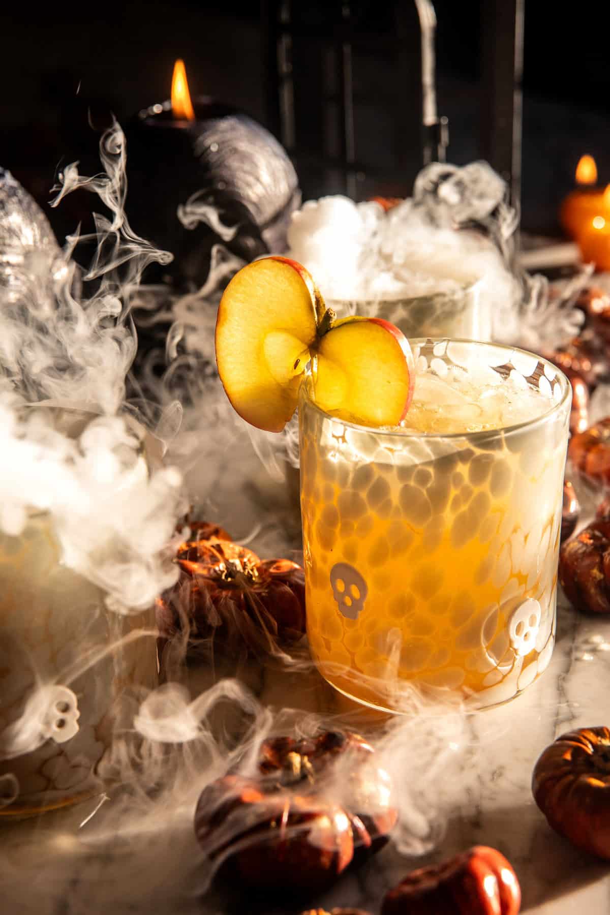 Ghostly Ginger Cocktail (with mocktail) | halfbakedharvest.com