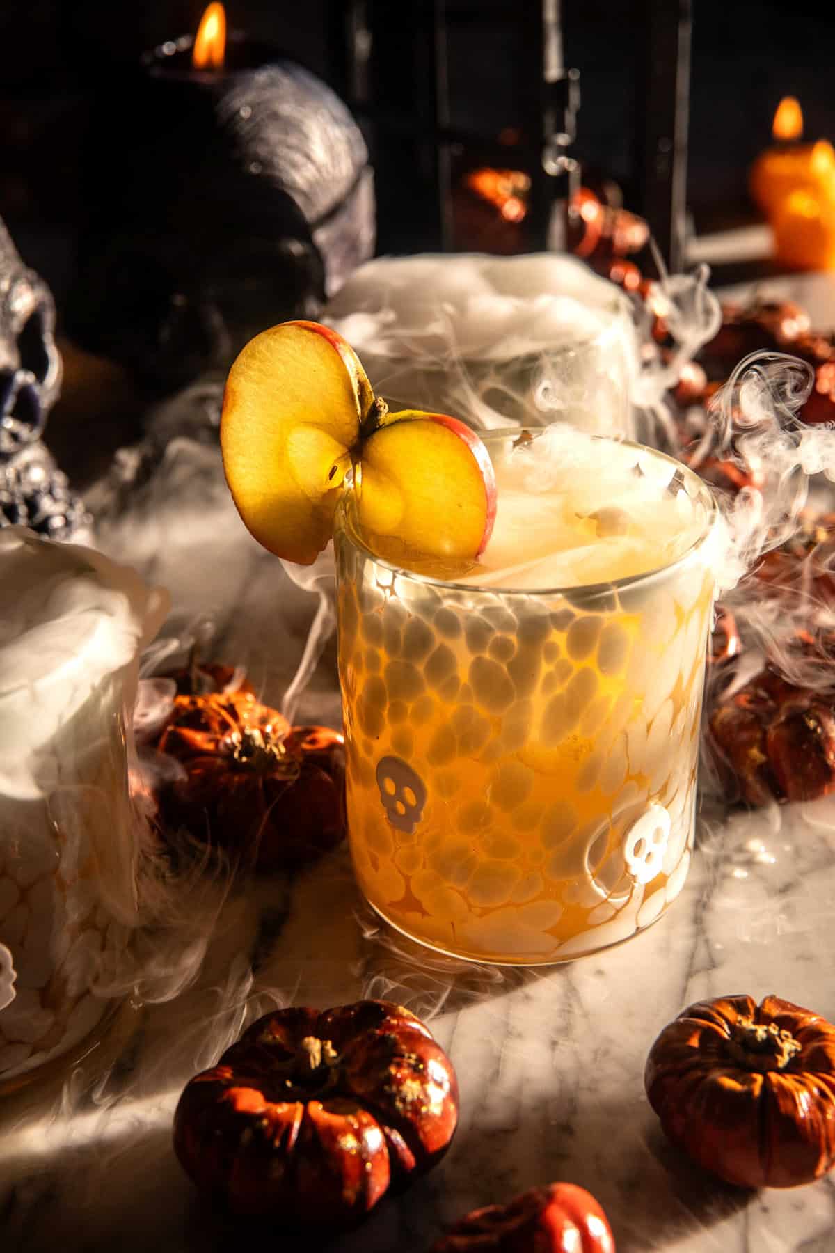 Ghostly Ginger Cocktail (with mocktail) | halfbakedharvest.com