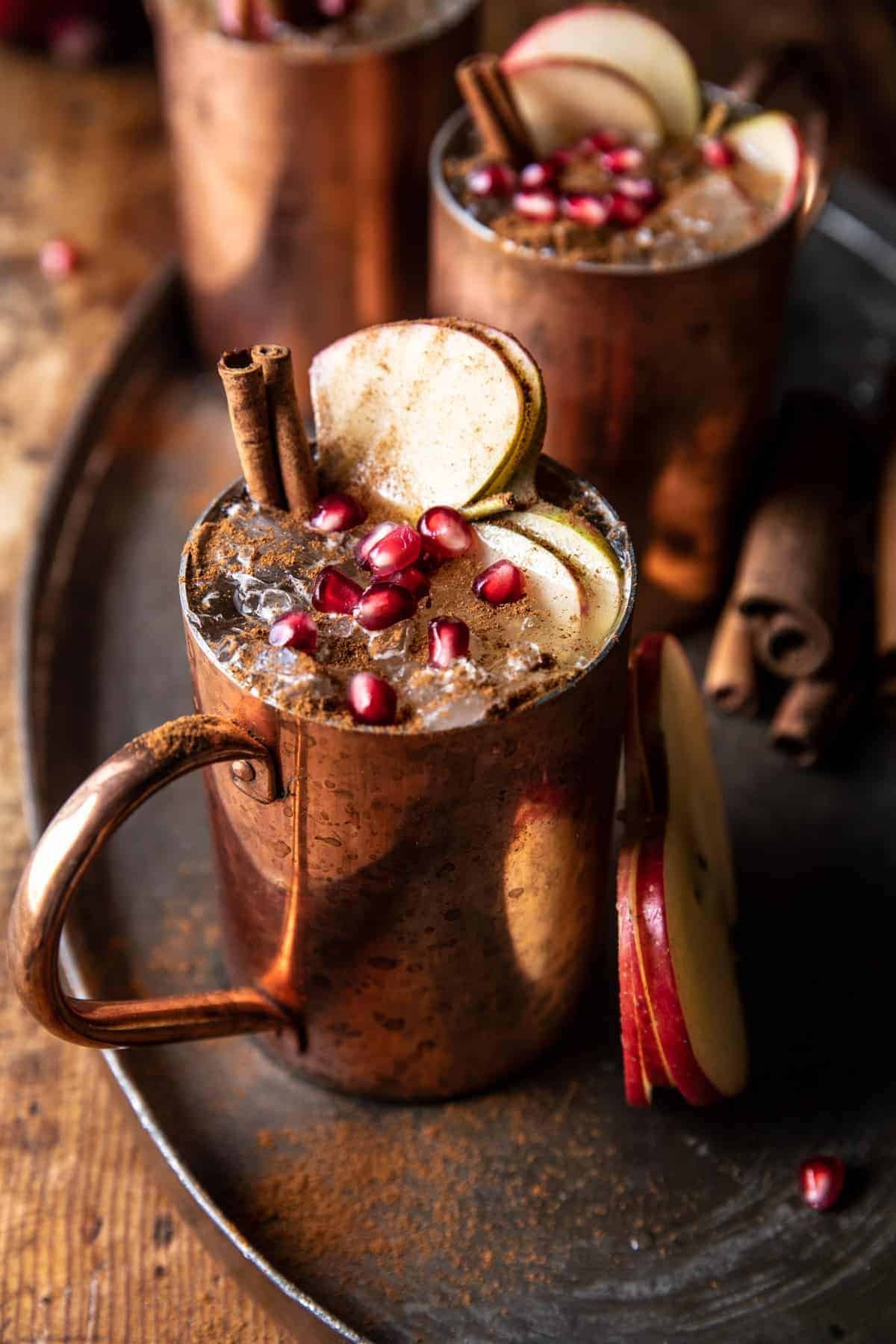 Ginger Apple Moscow Mule | halfbakedharvest.com