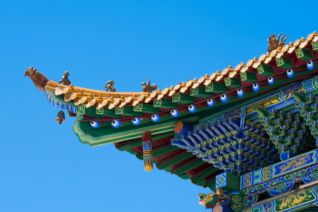 Chinese roof architecture