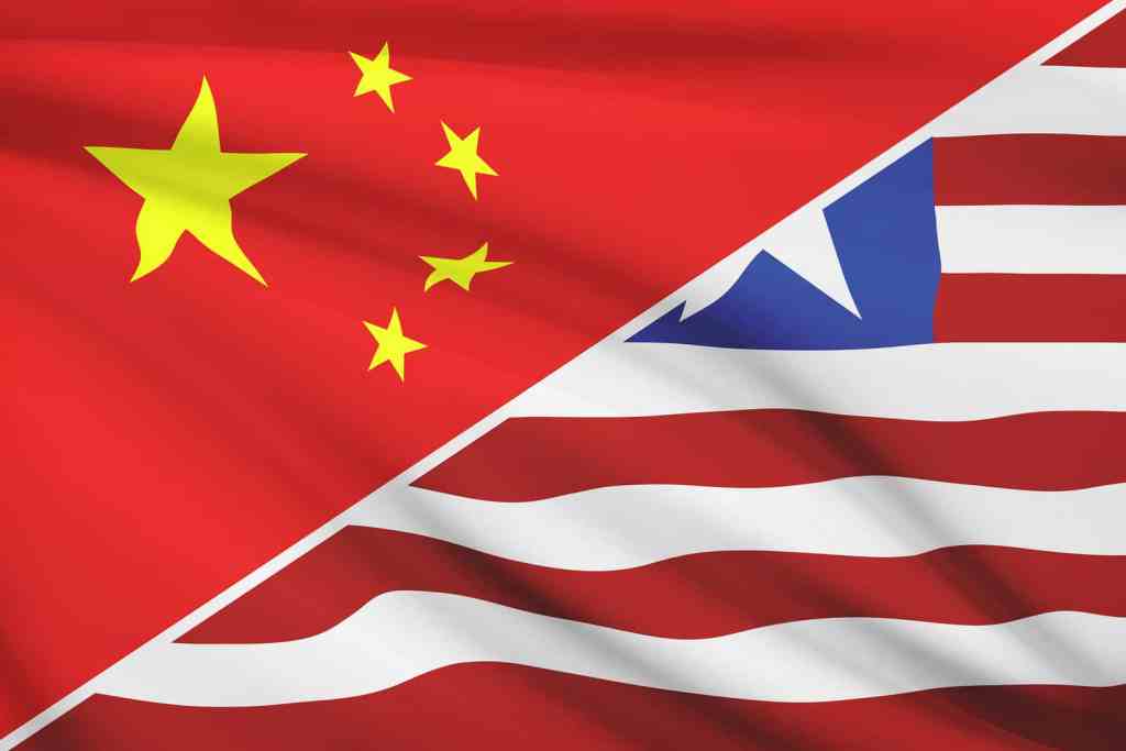 image illustrates China and Liberia relationship