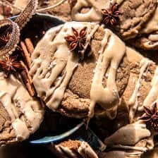 Maple Chai Latte Cookies with Brown Butter Icing | halfbakedharvest.com