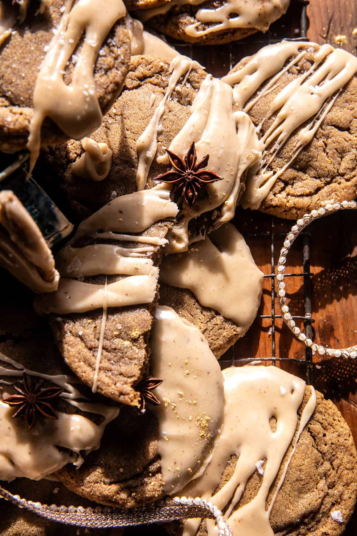 Maple Chai Latte Cookies with Brown Butter Icing | halfbakedharvest.com