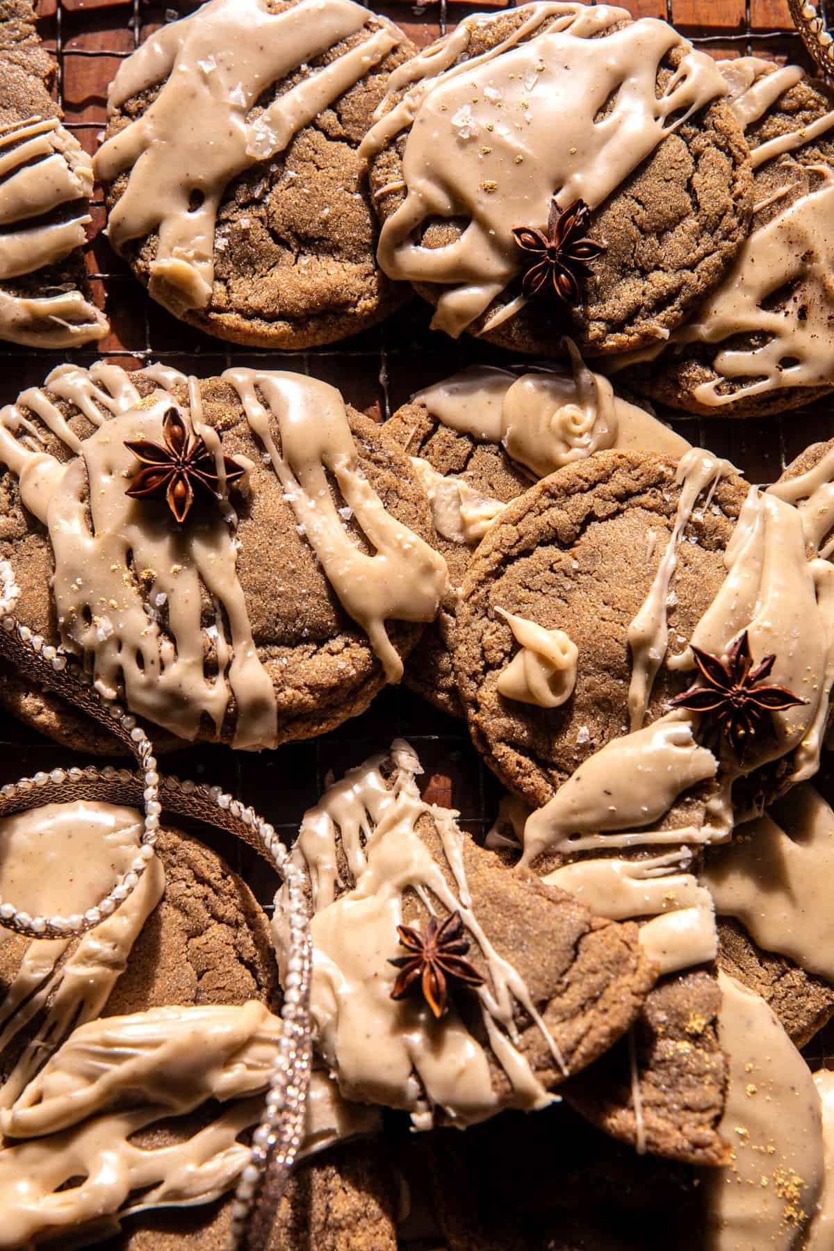 Maple Chai Latte Cookies with Brown Butter Icing | halfbakedharvest.com