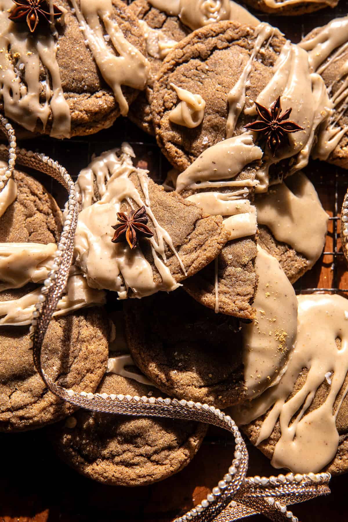 Maple Chai Latte Cookies with Brown Butter Icing | halfbakedharvest.com