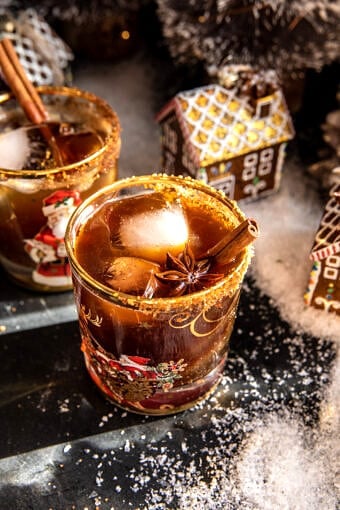 Naughty Gingerbread Cocktail (+mocktail) | halfbakedharvest.com