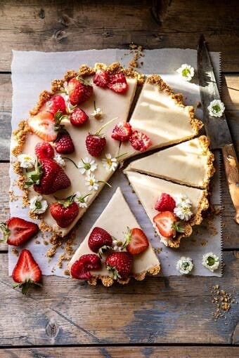 No Fuss Lemon Tart | halfbakedharvest.com #lemontart #dessert #summer #nobake #easyrecipes