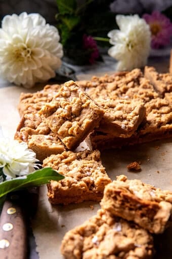 Nutter Butter Cookie Bars | halfbaakedharvest.com