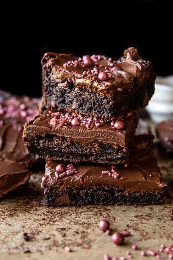 Old Fashioned Iced Fudge Brownies | halfbakedharvest.com