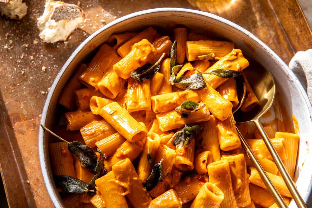 Pumpkin Pasta Alla Vodka | halfbakedharvest.com