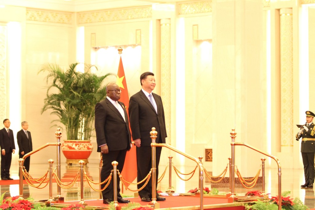 President of Ghana and Chinese leader