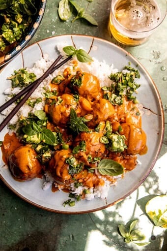 Thai Turkey Meatballs | halfhalfbakedharvest.com