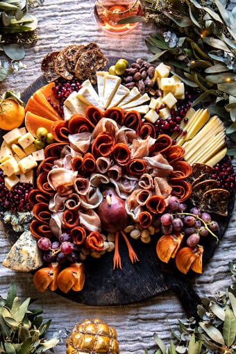 Thanksgiving Turkey Cheese Board | halfbakedharvest.com