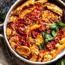 Tomato Cheese Pie | halfbakedharvest.com