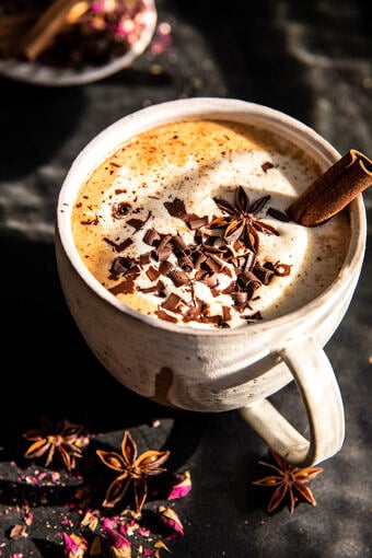 Vanilla Chai Hot Chocolate | halfbakedharvest.com