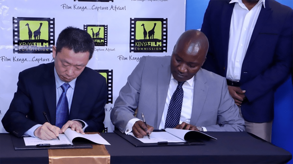 Kenya China sign agreement for film